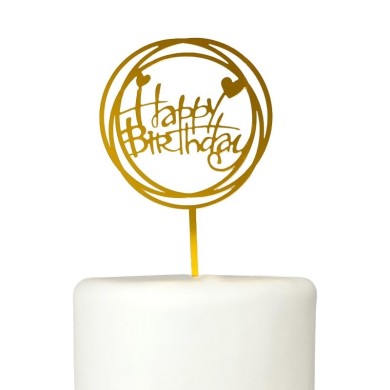 Νο24320 HAPPY BIRTHDAY ΧΡΥΣΟ 10ΤΜΧ