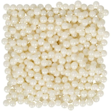 Νο22971 ΠΕΡΛΕΣ ΛΕΥΚΕΣ 6mm ΒΑΖΟ 320gr