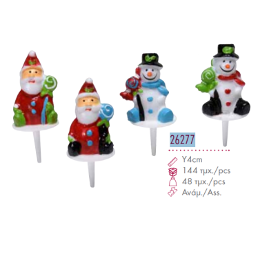Νο26277 ΑΓΙΟΣ ΒΑΣΙΛΗΣ-ΧΙΟΝΑΝΘΡΩΠΟΣ XMAS 48ΤΜΧ