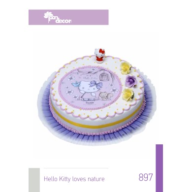 Νο897 HELLO KITTY LOVES NATURE