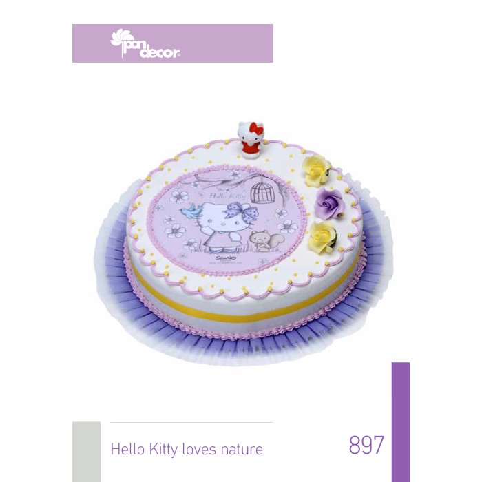 Νο897 HELLO KITTY LOVES NATURE