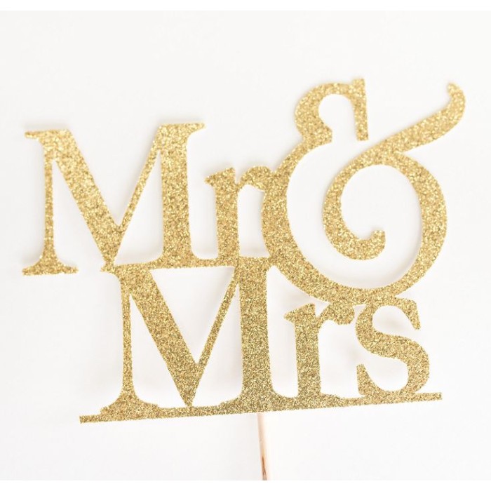 SGW ΚΟΡΥΦΗ ΓΑΜΟΥ MR & MRS ΧΡΥΣΗ