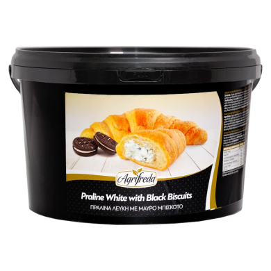 ΠΡΑΛΙΝΑ ΛΕΥΚΗ ΜΕ ΜΑΥΡΟ ΜΠΙΣΚΟΤΟ 6kg