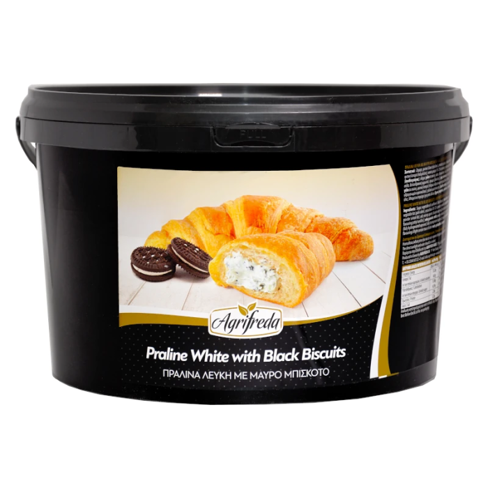 ΠΡΑΛΙΝΑ ΛΕΥΚΗ ΜΕ ΜΑΥΡΟ ΜΠΙΣΚΟΤΟ 6kg