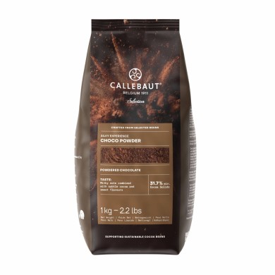 POWDERED SILKY CHOCOLATE CACAO 31,7% CALLEBAUT 1kg