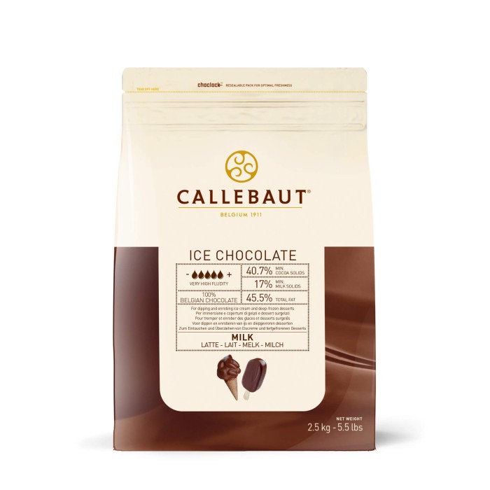 CALLEBAUT ICE CHOCOL.MILK COUV.2.5kg