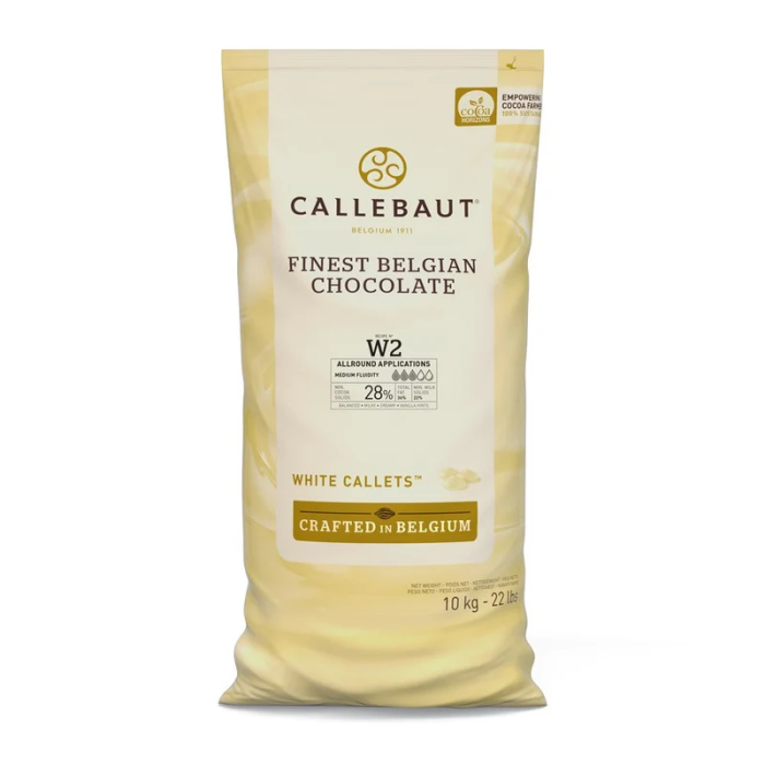 ΣΟΚΟΛΑΤΑ ΛΕΥΚΗ W2 CALLEBAUT CALLETS 10kg