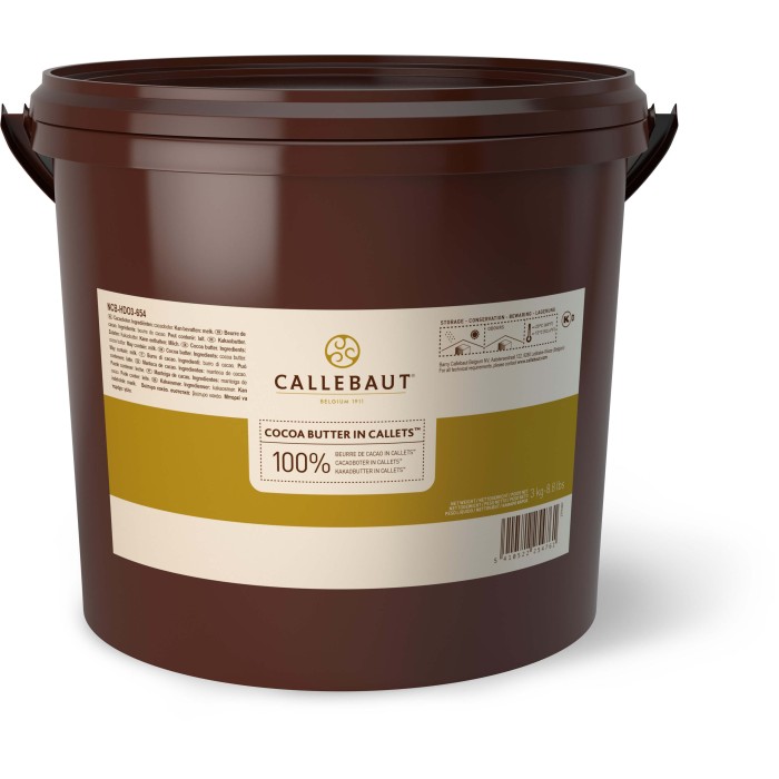 ΒΟΥΤΥΡΟ ΚΑΚΑΟ COCOA BUTTER CALLEBAUT CALLETS 3kg