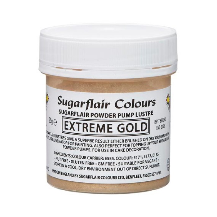 SGW ΣΚΟΝΗ LUSTRE GOLD SPARKLE 25gr