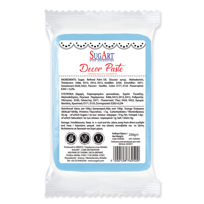 SUGART ΖΑΧΑΡΟΠΑΣΤΑ ΧΡΩΜΑ 1kg