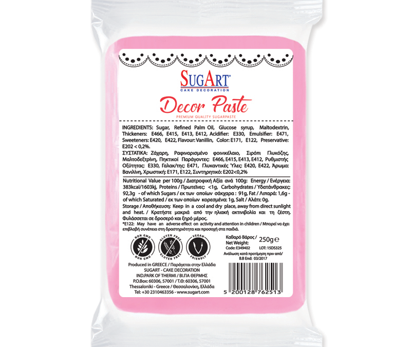 Ζαχαρόπαστα Ροζ